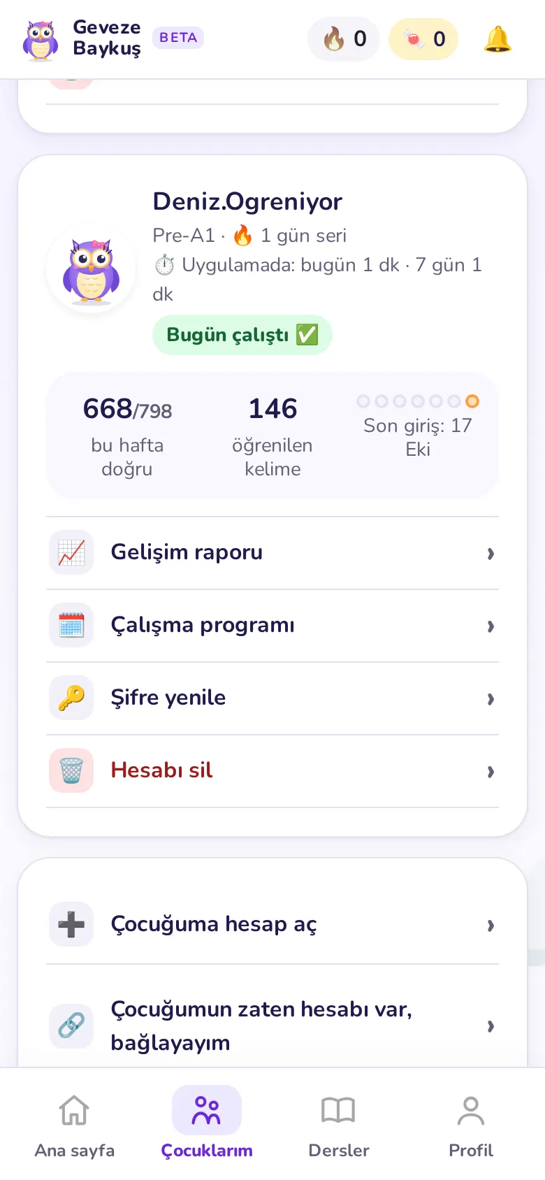 Çocuğunuzu bağlayın ve onaylayın