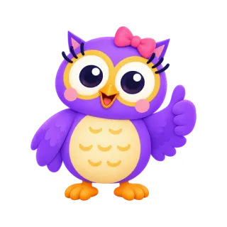 Mor Hoot size eşlik ediyor.