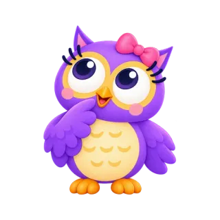 Mor Hoot size eşlik ediyor.