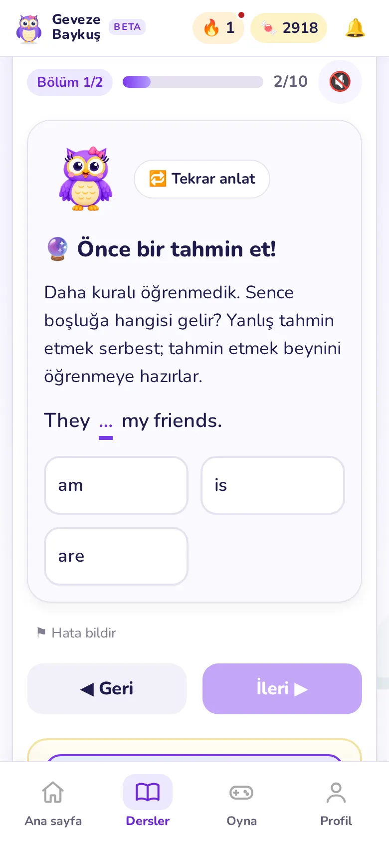 Kısa bir ders