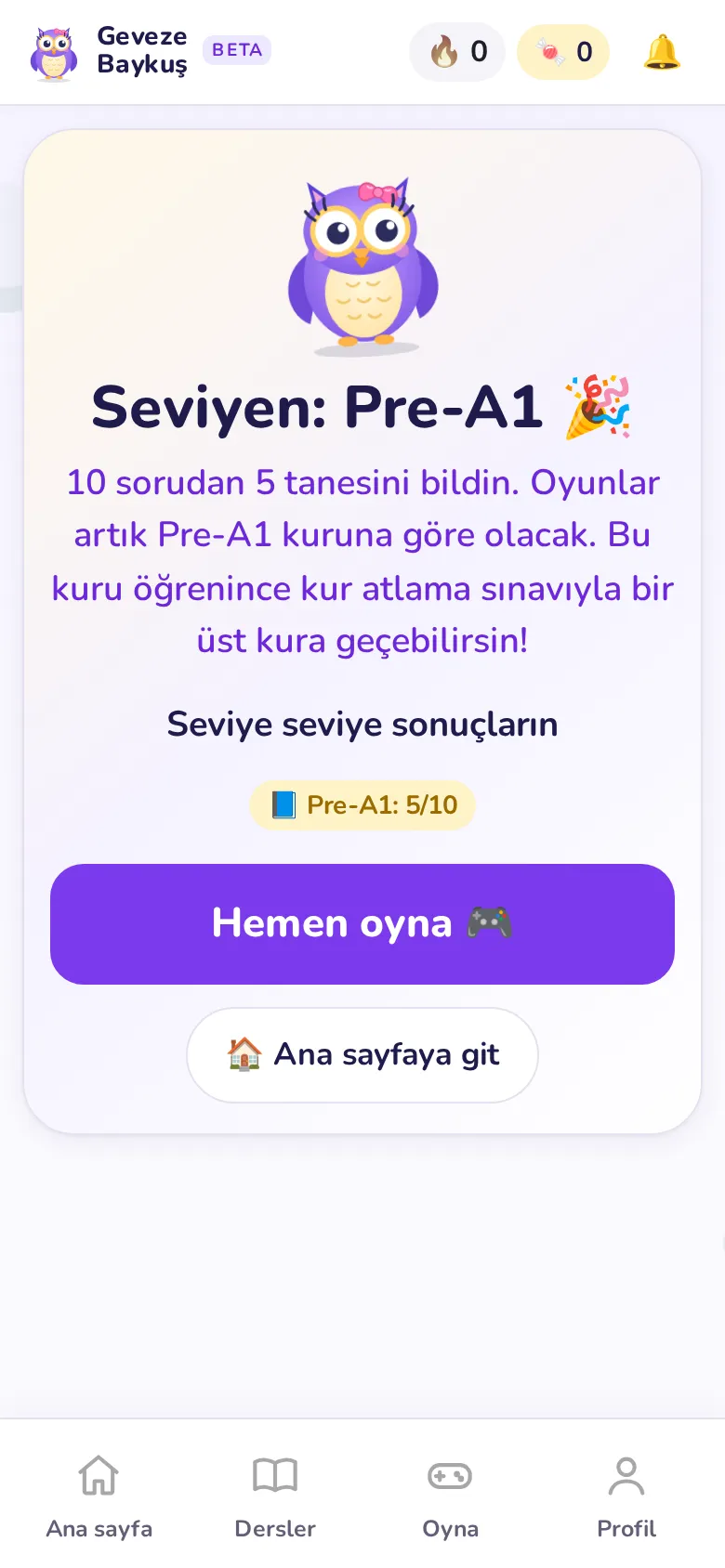 Sınavın ardından